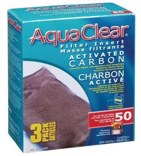 Aquaclear 50 Carbon Insert 3Pk