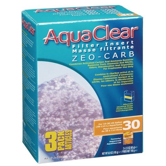 Aquaclear Zeo-Carb 3Pk 30