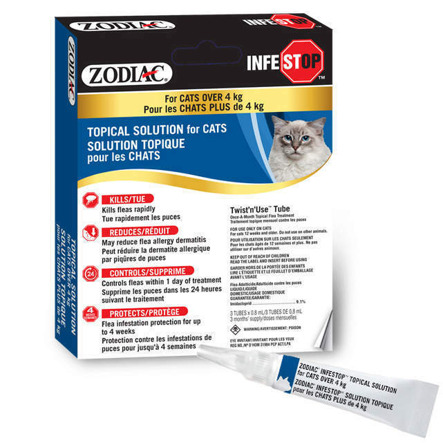 Zodiac Infestop Cat Over 9 Lb Over 4Kg