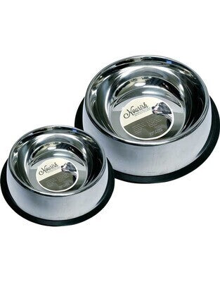 Nourish Non-Tip Stainless Steel Dish 24 Oz