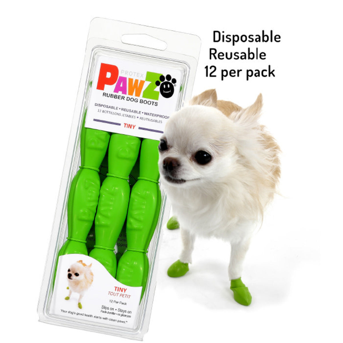Pawz Boots Tiny Apple Green