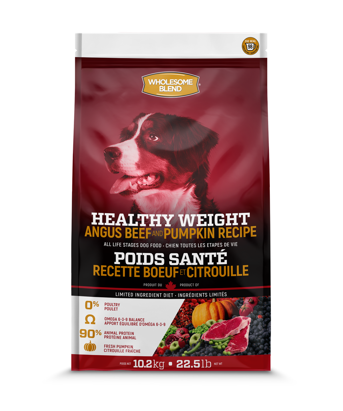 Wholesome Healthy Weight Beef & Pumpkin 10.2kg