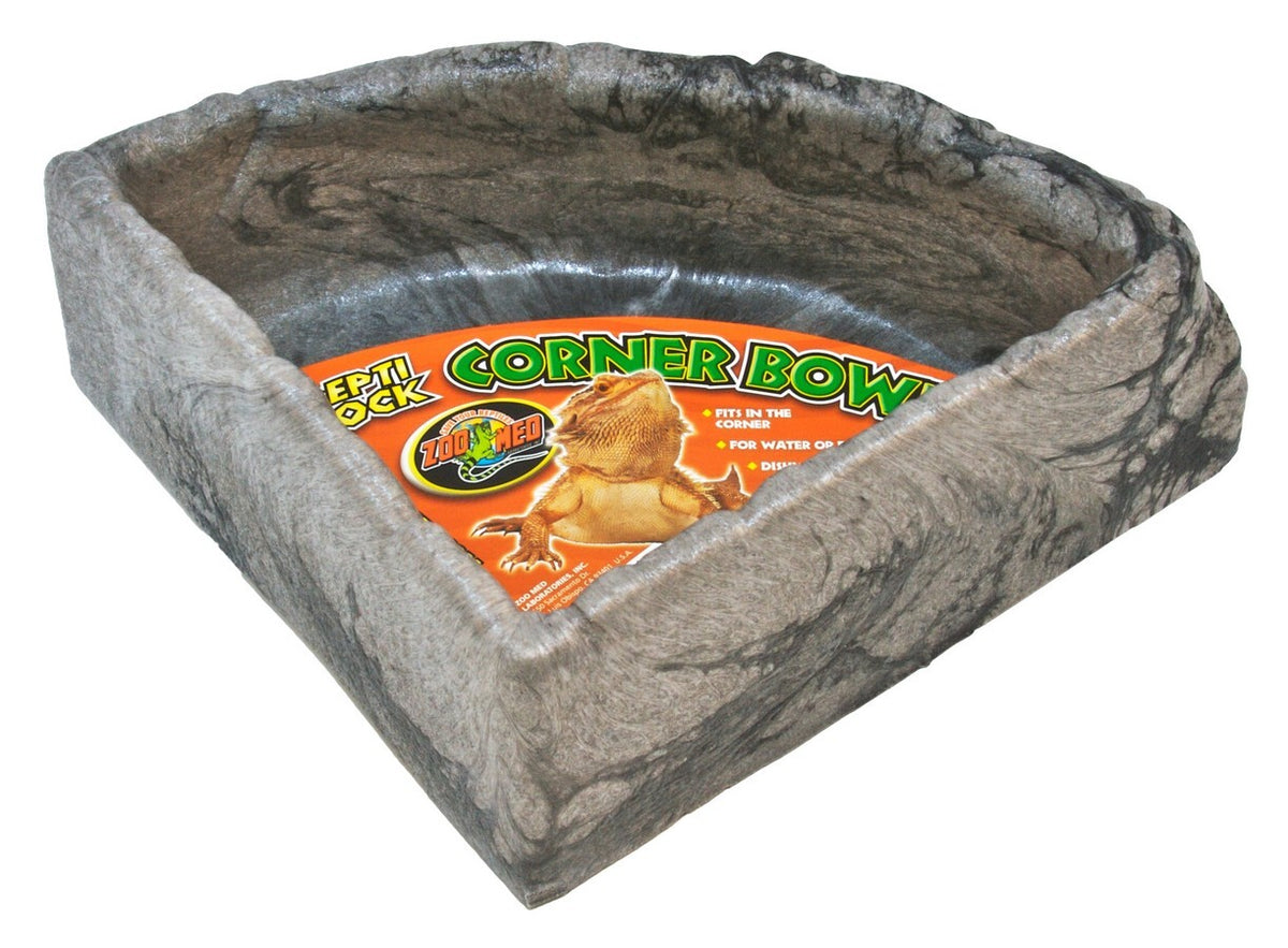 Zoo Med Repti Rock Corner Dish Large