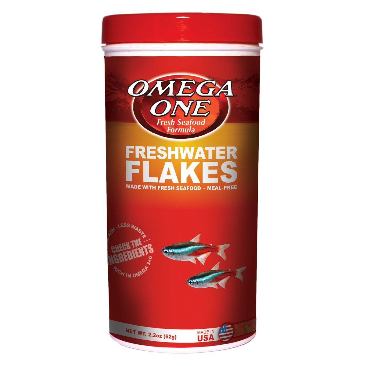 Omega One Freshwater Flakes 62G