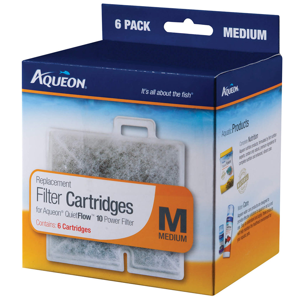 Aqueon Replacement Filter Cartridges Medium 6pk