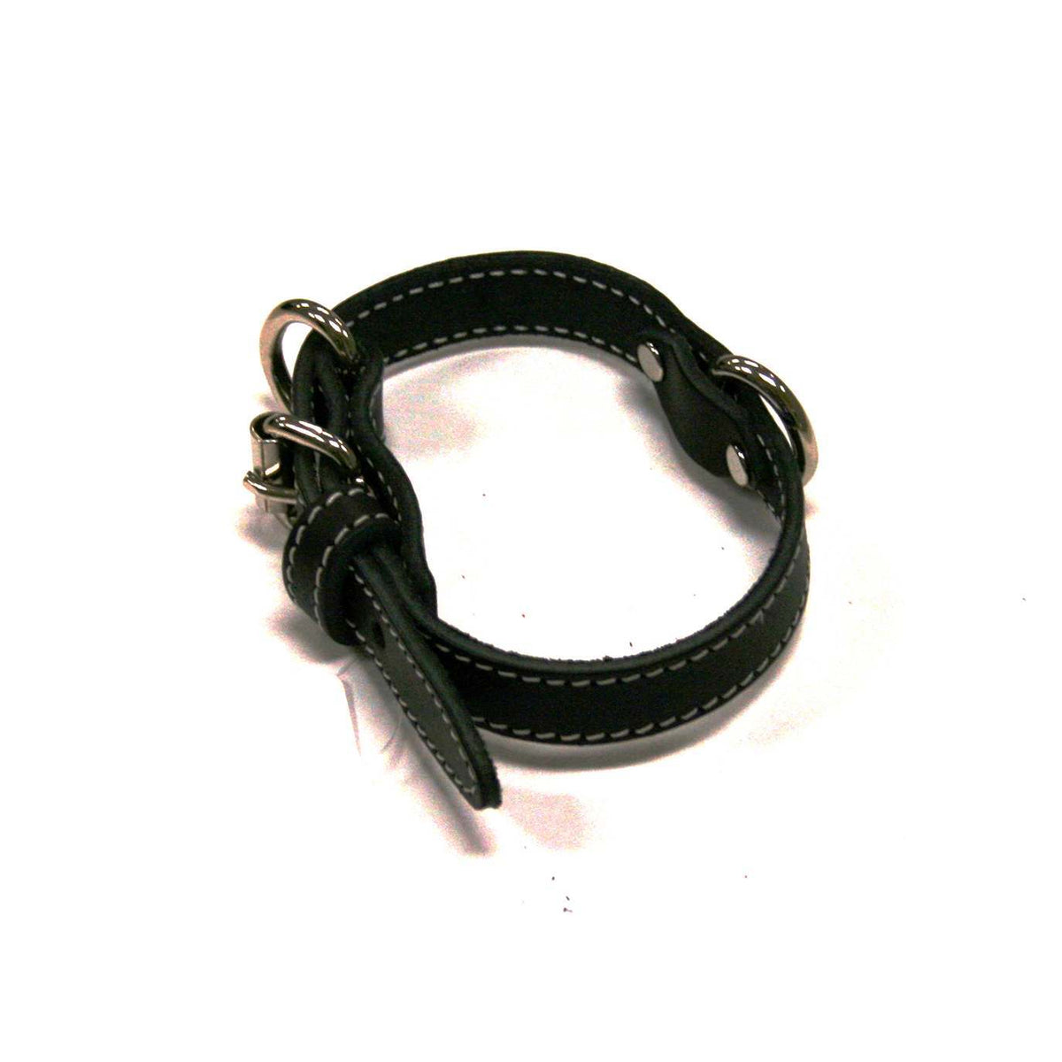 Lacets Arizona Leather Collar Black 24"