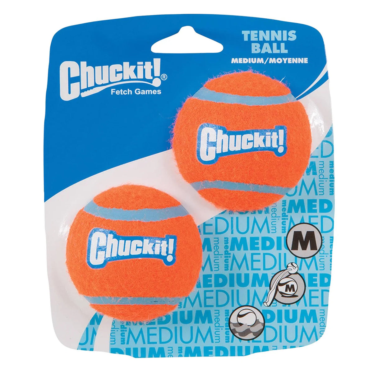 Chuck It Tennis Ball Med 2Pk