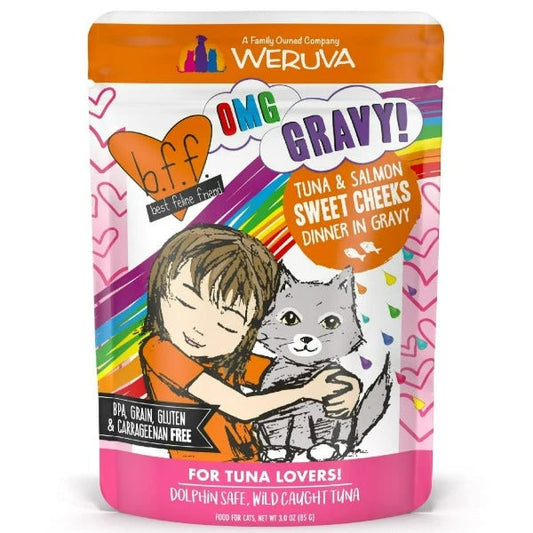 Weruva BFF Tuna & Salmon Sweet Cheeks 3oz Pouch